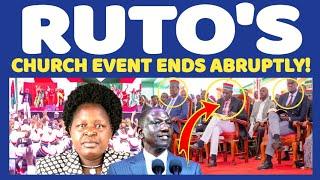 Breaking Ruto CHURCH Service In Nairobi Ended Up Abruptly In Mystery- Embarrassed Live On Camera.