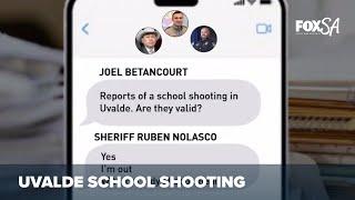 Uvalde officers text messages show confusion concerns during and after school shooting