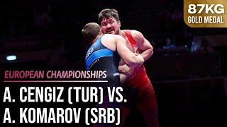 Ali CENGIZ TUR vs. Aleksandr KOMAROV SRB  2024 European Cships  Gold Medal  GR 87Kg