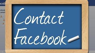 How To Contact Facebook For Help - Facebook Guide