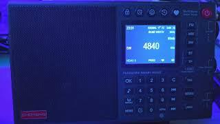 Choyong LC90 on external antenna WWCR 4840 kHz Shortwave Ask WWCR Show