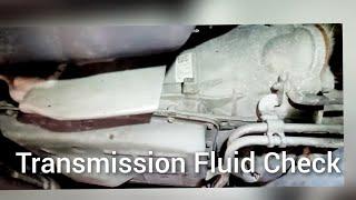 Checking the transmission fluid level on F150