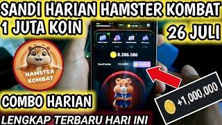 Sandi Harian Hamster Kombat Hari Ini 26 Juli 2024  Hamster Kombat Daily Cipher Today Code