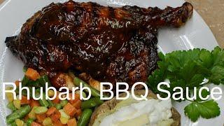 Sweet & Sour Rhubarb BBQ Sauce