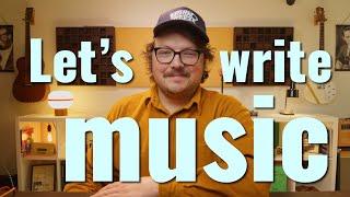 How to use music theory to actually write music