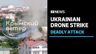 Ukrainian air strike reportedly kills six injures over 100 in Russian-annexed Crimea  ABC News