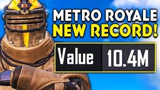 MY NEW LOOT RECORD ON METRO ROYALE