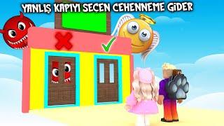 Yanlış Kapıyı Seçen Cehenneme Gider  Roblox Pick A True Door