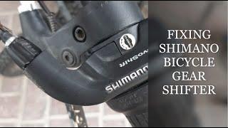 Fixing SHIMANO bicycle gear shifter