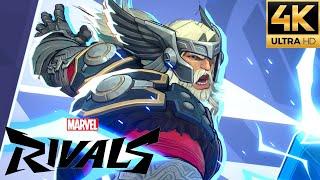 Marvel Rivals Beta - Thor Full Game Gameplay 4K 60FPS