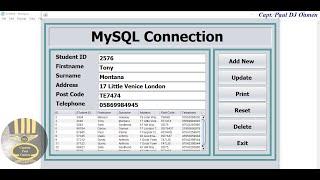 How to Connect to MySQL Database Insert Update and Delete in Java NetBeans - Full Tutorial