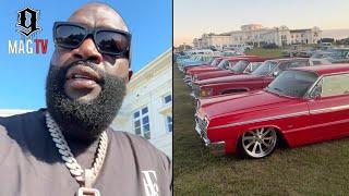 Dey Pullin In Hot Rick Ross Welcomes Guest On 1st Day Of Staging To His 3rd Annual Car Show 