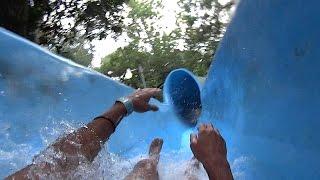 Double Loop Water Slide at Schlitterbahn New Braunfels