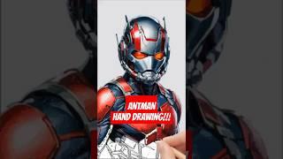 Draw Ant-Man in 15 Seconds  #Antman #QuickDrawing #FunDrawing #YouTubeShorts #Drawing #marvel