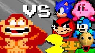 DONKEY KONG vs FAMOUS characters - season 1 Official series