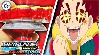 STELLAR HYPERION H8 RESTAURADO c TAPERED-2 Beyblade Burst Quad Strike