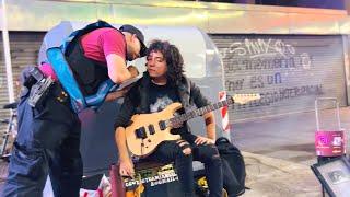 Police interrupt and the public boo - Rata Blanca - La Leyenda Del Hada Y El Mago - Cover