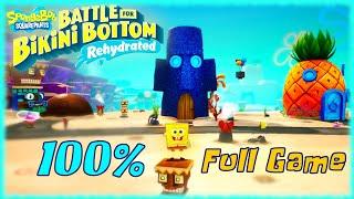 SpongeBob Battle for Bikini Bottom Rehydrated - Longplay 100% Full Game Walkthrough No Commentary