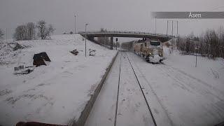 Drivers Eye View Trondheim-Mosjøen in a winter wonderland. Di4