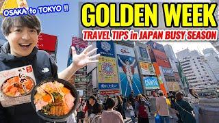 Japan Busiest Week Dotonbori Travel Tips Osaka to Tokyo by Shinkansen with Station Bento Ep.483