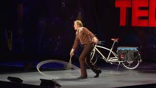 TED Talk - Ross Evans of Xtracycle does Daring Rodeo Rope Tricks