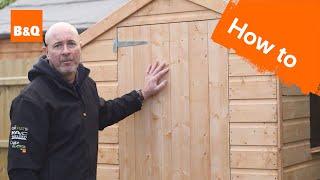 How to build a shed