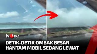 Gelombang Pasang Terjang Pantai di Pangandaran  Kabar Pagi tvOne
