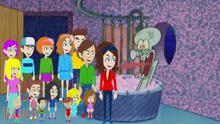 Reupload The entire Anderson family drops by Squidwards house