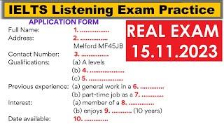 IELTS Listening Practice Test 2023 with Answers  IELTS Listening Practice