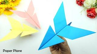 How to Make a Paper Airplane  Origami Plane Making  Easy Paper Crafts Step by Step