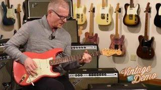 Daves Guitar Shop Vintage Demo 1963 Fiesta Red Strat