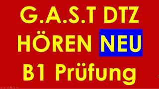 G.A.S.T DTZ B1 Hören Prüfung B1 Neu 2024 #dtz #dtzb1 #dtzhören