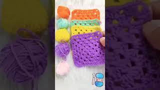 Granny Squares#crochetrainbowsandbutterflies #handmade #craft #diy #howto