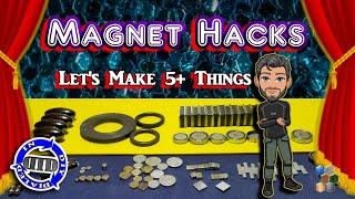 Magnet Hacks - Make 5 Things - Great Projects using FREE Magnets