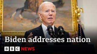 US President Biden addresses nation after Trump rally shooting  BBC News