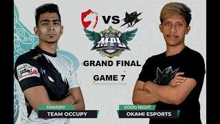 MPL MENA GRAND FINAL  TEAM OCCUPY VS OKAMI ESPORTS GAME 7