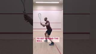 Tip on movement backhand volley #shorts