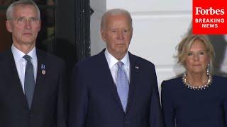 BREAKING NEWS Biden Hosts NATO Leaders At White House After Peter Welch Calls For Him To Resign