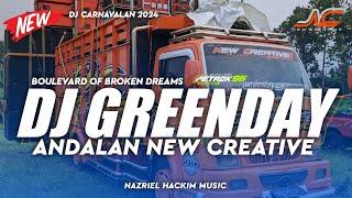 DJ GREENDAY ANDALAN NEW CREATIVE JEMBER  BASS GLERR CARNAVALAN BY PETROK96