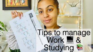 TIPS ON Managing working & studying at the same time  Watch In 1080p  SA YouTuber