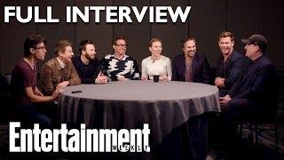 Avengers Endgame Cast Full Roundtable Interview On Stan Lee & More 2019  Entertainment Weekly