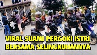 Suami Pergoki Istri Selingkuh Boncengan Mesra Naik Sepeda Motor dengan Pria Lain