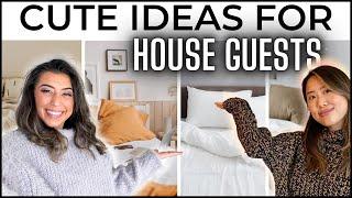 Cute Ideas For House Guests That WILL Impress Them