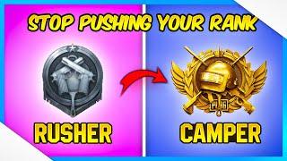 STOP PUSHING CONQUEROR IN A WRONG WAY  PUBG MOBILE & BGMI RANK PUSH TIPS AND TRICKS