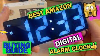 2023 Best Amazon Digital Alarm Clock Buying Guide #alarmclock #sleep #clock #founditonamazon #LED