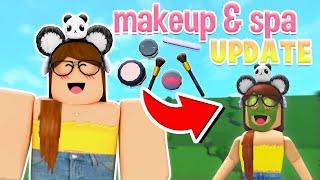 BLOXBURG UPDATE FACE MASKS MAKEUP FURNITURE AND MORE