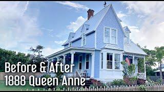 Victorian Renovation Complete Before & After 1888 Amelia Island FL