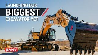 SANY EXCAVATOR REVIEW SANYs Biggest Machine - the NEW SY750H Excavator