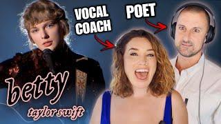 Vocal Coach & Poet Reacts to BETTY by Taylor Swift LIVE@SongsFromASuitcase