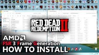 How to install AMD FSR 3 Frame Generation on Red Dead Redemption 2